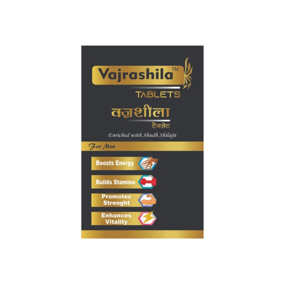 Alsence Vajrashila Tablets – Natural Strength & Vitality Booster | 30 Tablets