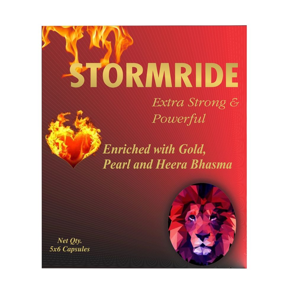 Alsence Stormride Capsules – Ayurvedic Vitality & Performance Enhancer for Men | 30 Capsules