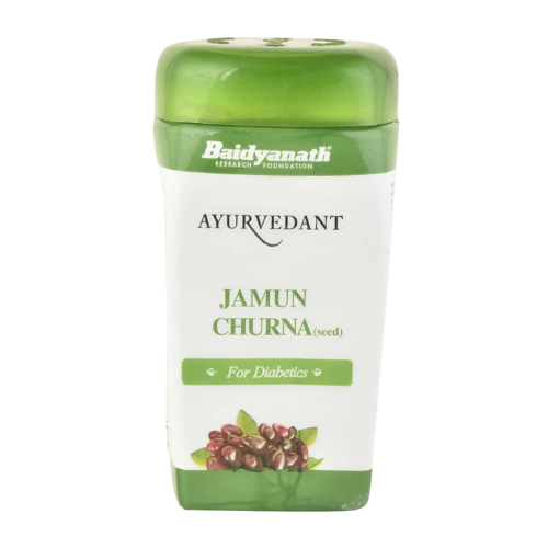 Baidyanath Ayurvedant Jamun Churn 100 GM – Natural Blood Sugar Support & Digestive Aid