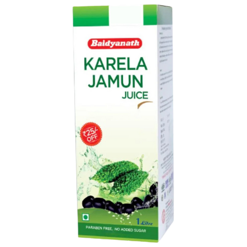 Baidyanath Karela Jamun Juice 1 Litre – Ayurvedic Sugar Balance & Detox Tonic