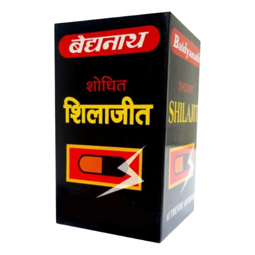 Baidyanath Shodhit Shilajit Capsules – 30 Caps | Ayurvedic Vitality & Energy Booster